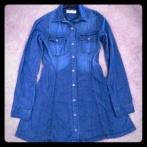 XS Abercrombie & Fitch Long sleeve denim dress